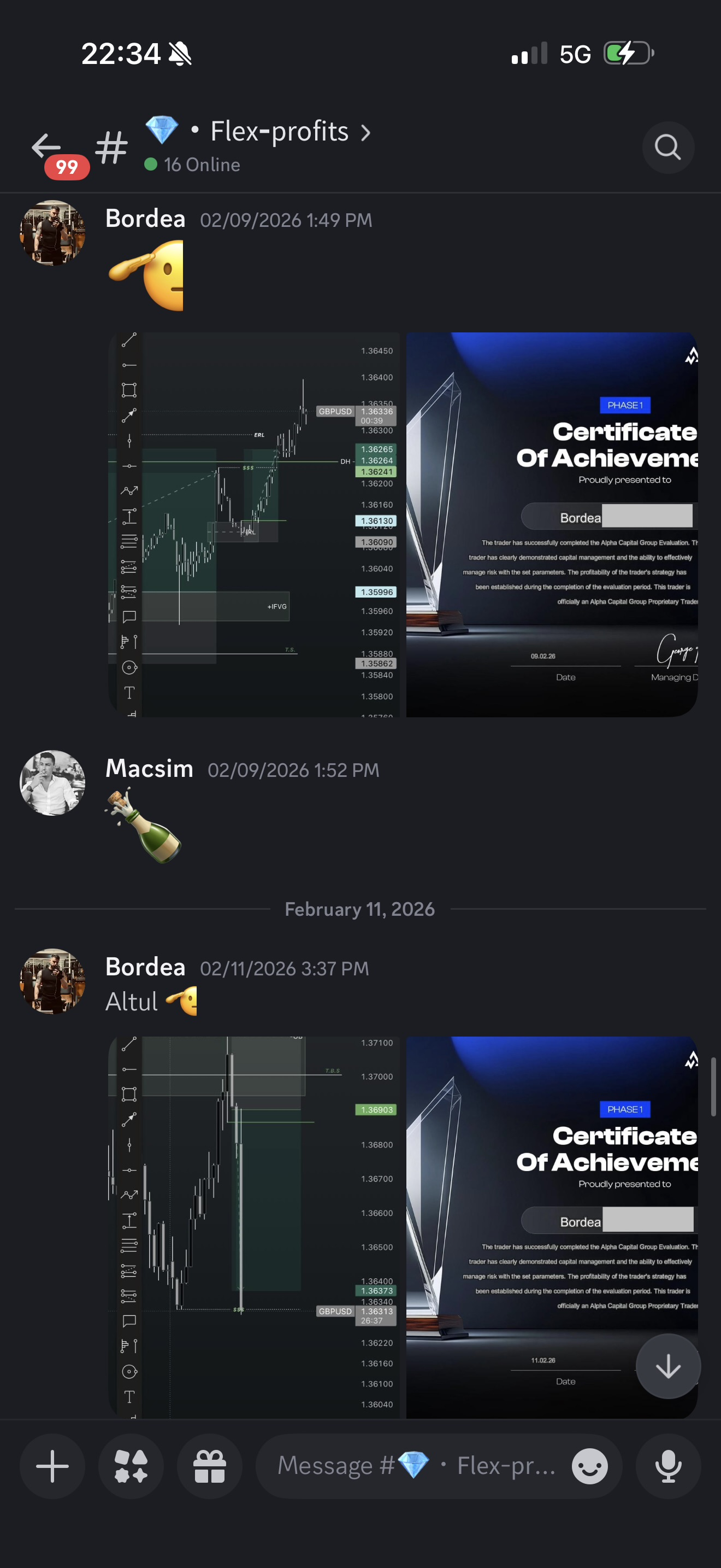 BPI Discord rezultate sesiune