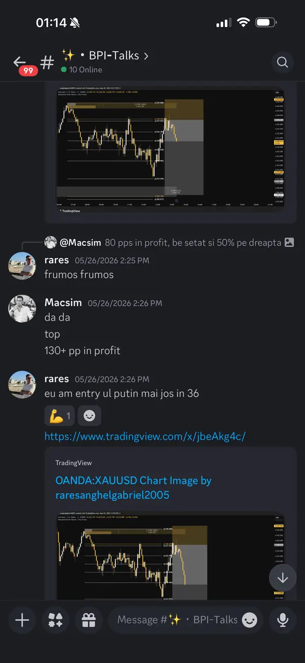 Anunturi si activitati comunitate BPI
